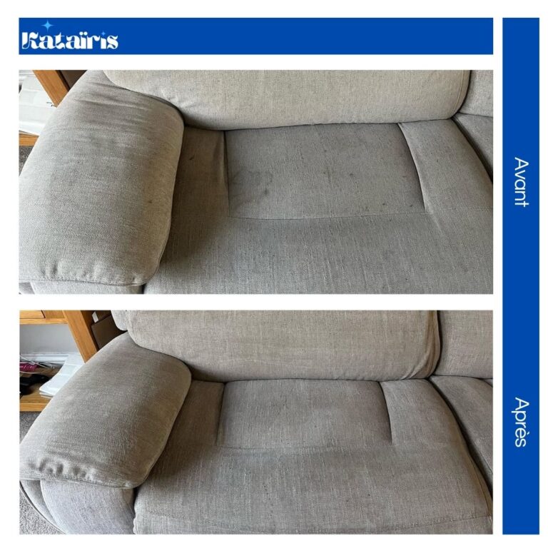 avant après canapé gris